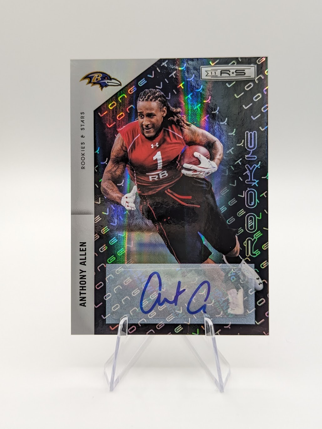 Anthony Allen Panini Rookies & Stars #160 Longevity- Autograph
