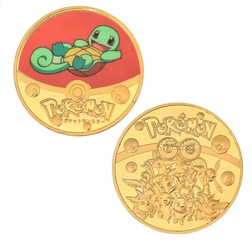 Pokemon Coins Gold Plated Collectibles Gift Set Commemorative Birthday - Picture 14 of 14