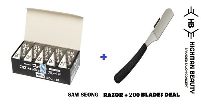 NEW Samsong Straight Kamisori Razor Similar to Feather artist club single edge 