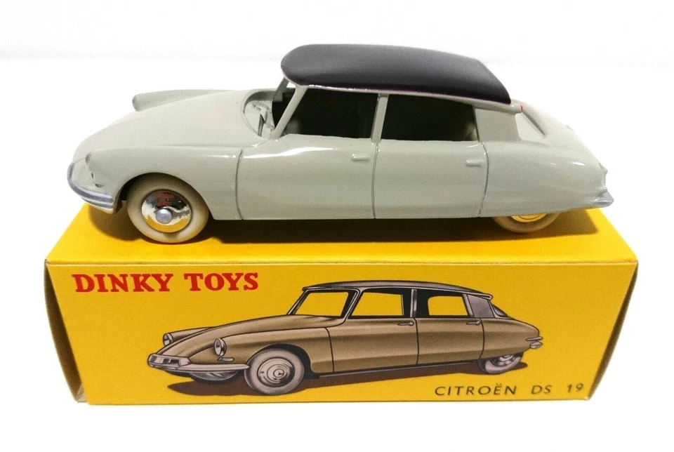 CITROËN DS 19 CREME ET AUBERGINE REF 24C SERIE LIMITEE CADEAU DINKY TOYS ATLAS. - Photo 4/4