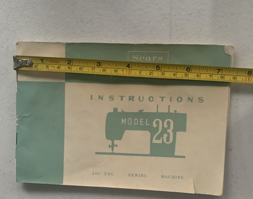 Sears Kenmore Model 23 Zig-Zag Sewing Machine Instructions - 第 7/8 張圖片