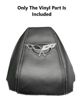 Synthetic Leather Console Armrest Cover For CHEVY CORVETTE C5 2003 2004