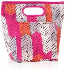 ED Thirty One Go To Thermal Picnic Lunch Storage tote Bag Feather Chevron 31