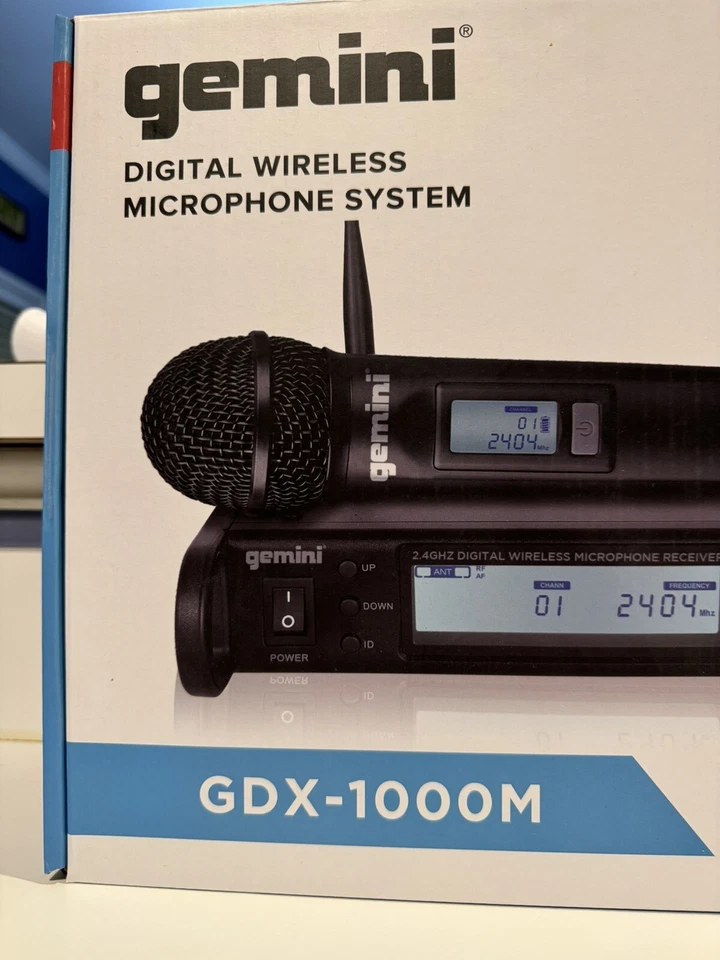 Gemini GDX-1000M Digital Wireless Microphone system - Image 3 of 4