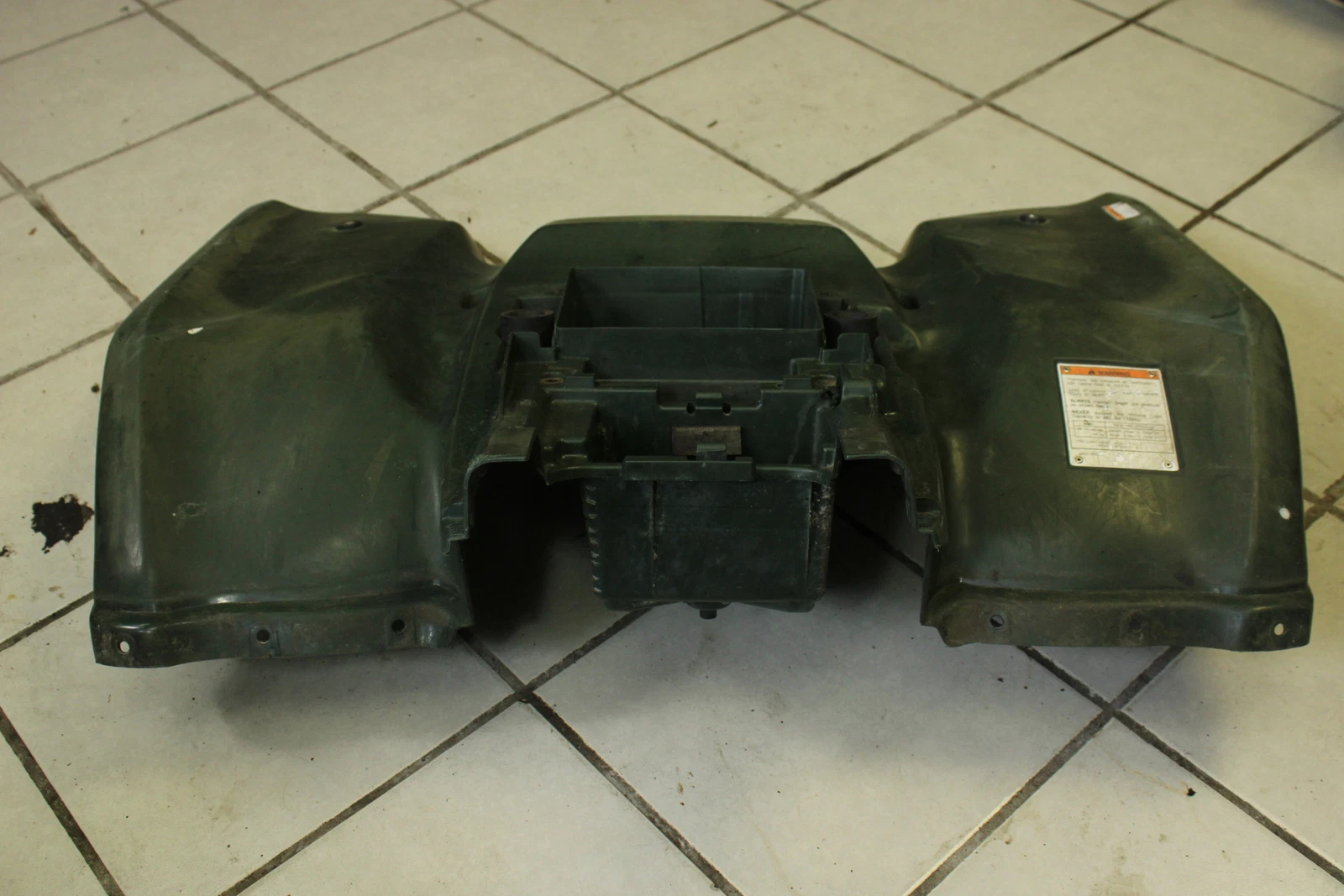 2002 Suzuki Ozark 250 OEM Green Rear Fender  B4474
