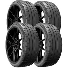 Qty 4 25535r18 Bridgestone Potenza Sport 94y Xl Black Wall Tires