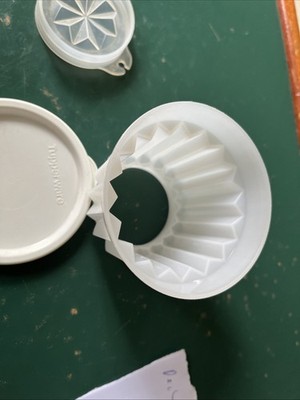Wie NEU Selten Tupperware Puddingform Sturzform Götterspeise Dessert mit Deckel