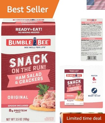 Quick Protein-Powered Ham Salad Snack Pack   8g Protein, No Refrigeration Needed