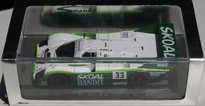 1/43 SPARK RARE PORSCHE 956 NURBURGRING SKOAL 1984/ no trofeu minichamps - Photo 1/3