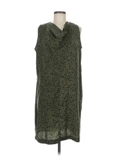 H By Halston Women Green Casual Dress M