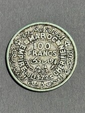 Marokko/MAROC 100 Francs 1953 Silberm&uuml;nze 0,720 Empire Ch&eacute;rifien