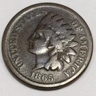 1865 Indian Head Penny Beautiful Coin Rare Date