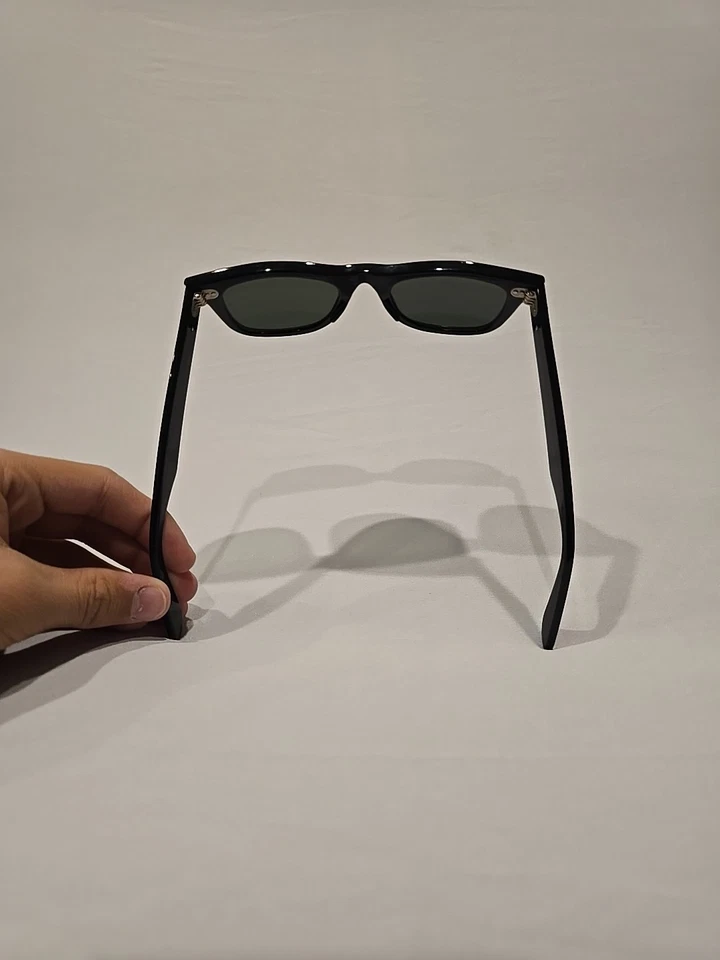 Occhiali da sole vintage Bausch & Lomb Ray-Ban Wayfarer Street puliti USA - Immagine 4 di 4