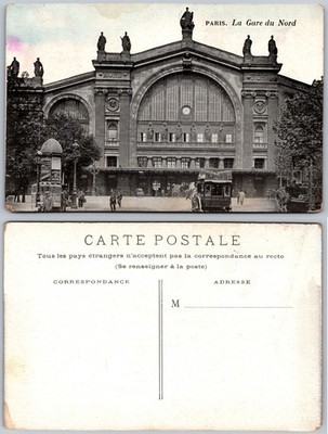 Paris La Gare Du Nord Postcard