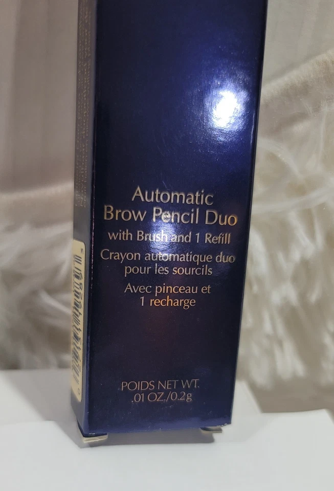 Estee Lauder Automatic Brow Pencil Duo W/ Brush and 1 Refill SOFT BROWN ABD 05  - Image 4 of 4