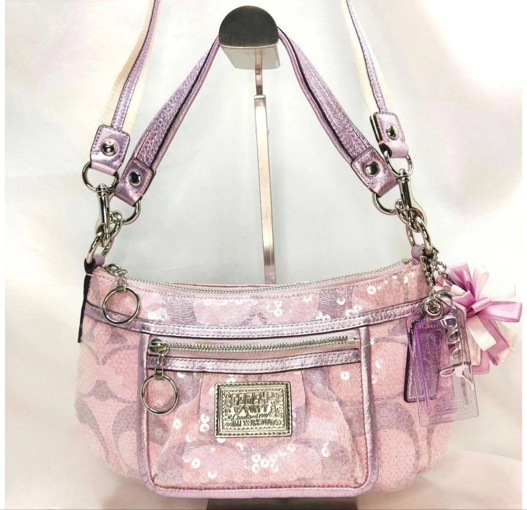 Coach Poppy Shoulder Bag Pink Bags & Handbags for Women for sale