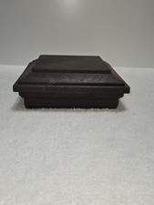 Seclusions 5X5 Woodland Brown Wood-plastic Composite Fence Post Cap