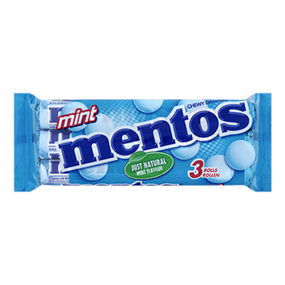 Mentos Mint Rollen (25 x 3 x 37,5g)