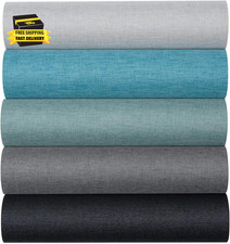 10Pcs Book Cloth, 14"X10", Fabric Surface and Paper Backed, 5 Colors Bookbinding