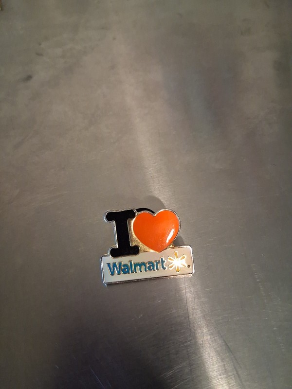 I Love Walmart Lapel Pin