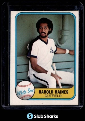 1981 FLEER #346 HAROLD BAINES RC ROOKIE