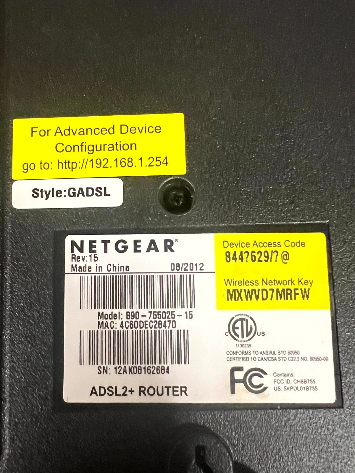 Netgear Router (B9075502515) for sale online | eBay