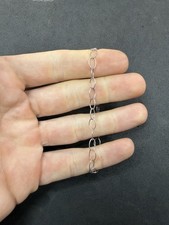 2.1g VTG Sterling Silver 925 Chain Bracelet 7” Jewelry lot T