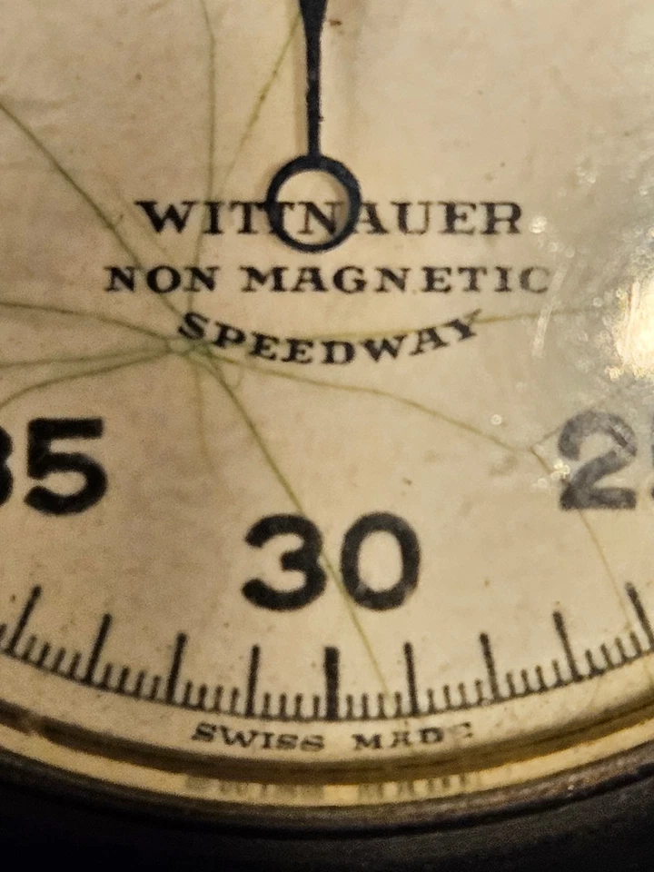 Винтажный немагнитный секундомер Wittnauer «Speedway» — швейцарский, 7 камней — CON EDISON - Изображение 3 из 4