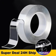 1 ROLL 20'x1"x.5mm NANO TAPE Double Sided Removable Mounting Adhesive Traceless