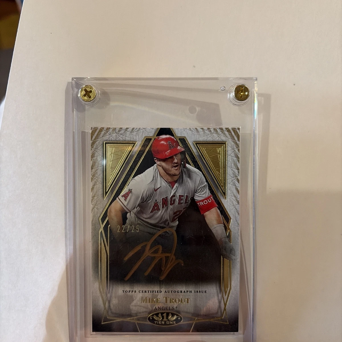 Topps Mike Trout Serial Numbered Baseball Sports Trading Card