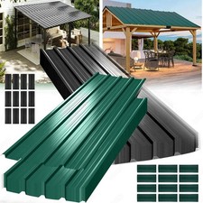 24x Corrugated Roof Sheets Profile Galvanized Metal Roofing Panels Carport Shed