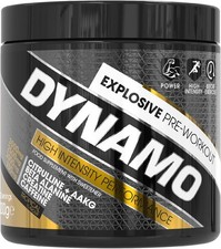 Protein Dynamix Dynamo Pre Workout Powder 200g Tropical Flavour UK Made Free P&P