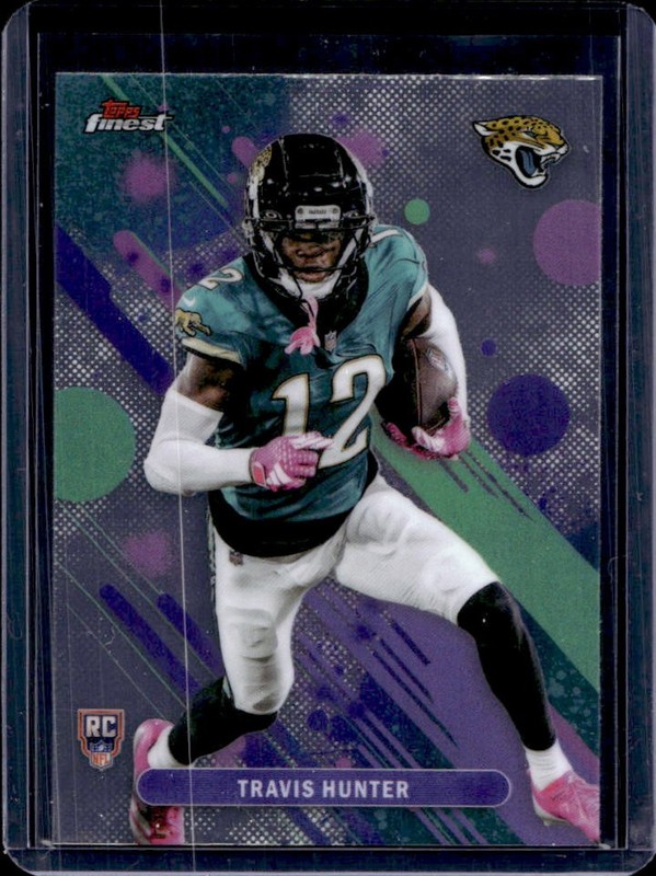 2025 Topps Finest Travis Hunter RC Rookie #22 Jaguars