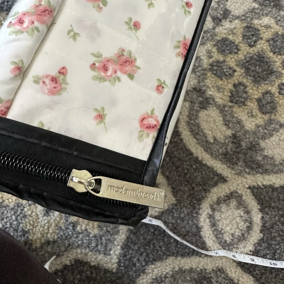 Modern Threads King 4 件套甜玫瑰花卉拉丝cottagecore农舍 — 第 4/4 张图片