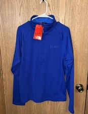 The North Face Tech 1/4 Zip Royal Blue NWT Peaks Sz Medium Slim Fit