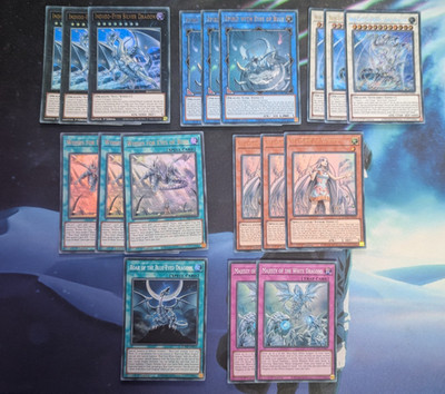 YuGiOh 18 Karten Blue-Eyes Deck Core Ft Maiden Ultimate Spirit Indigo Wünsche etc