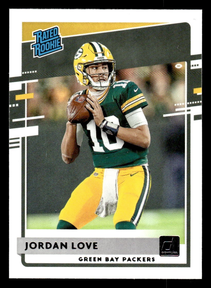 2020 Donruss #304 Jordan Love RR RC Rated Rookie