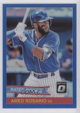 2018 Donruss Optic Rated Rookie Retro 1984 Blue Prizm 148/149 Amed Rosario fo7