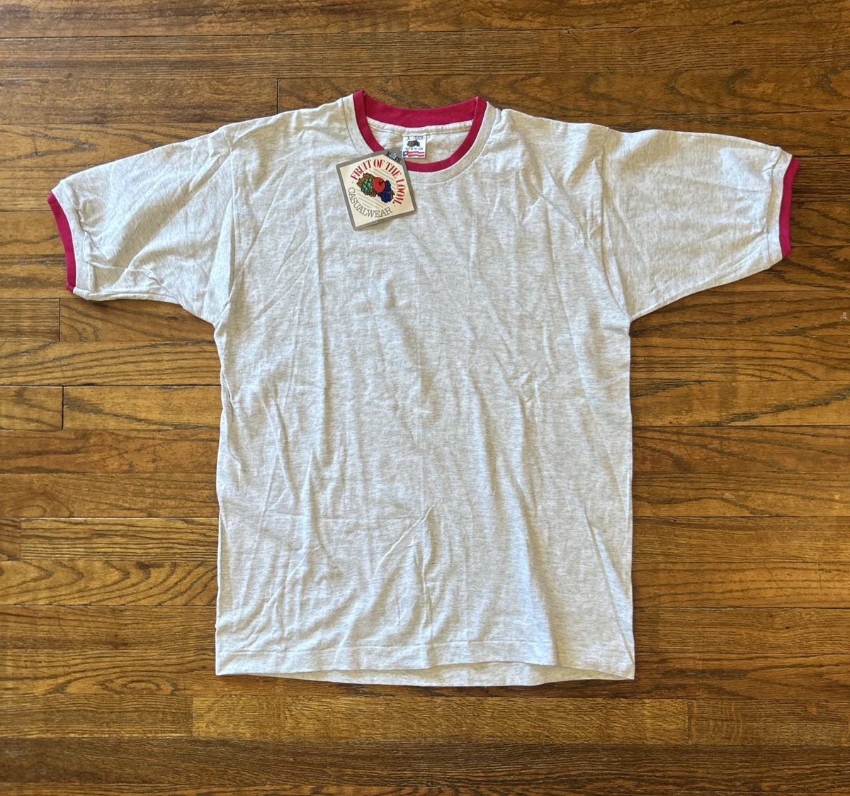 lotto 1257b maglia maglietta uomo T-shirt FRUIT OF THE LOOM nera tg.L