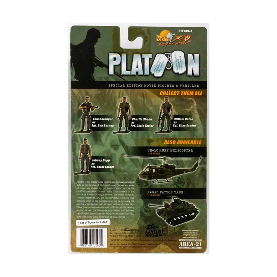 21st Century Toys Platoon - Pvt. Chris Taylor EX/Mint - Image 2 of 2