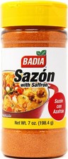 6x Badia Sazon With Saffron Con Azafran 7oz N...