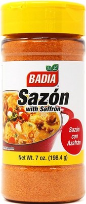 6x Badia Sazon With Saffron Con Azafran 7oz New Fresh Stock