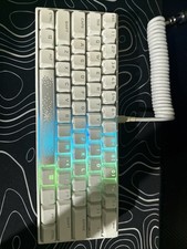 Corsair K65 White RGB Mini 60 Mechanical Gaming Keyboard Cherry MX Speed