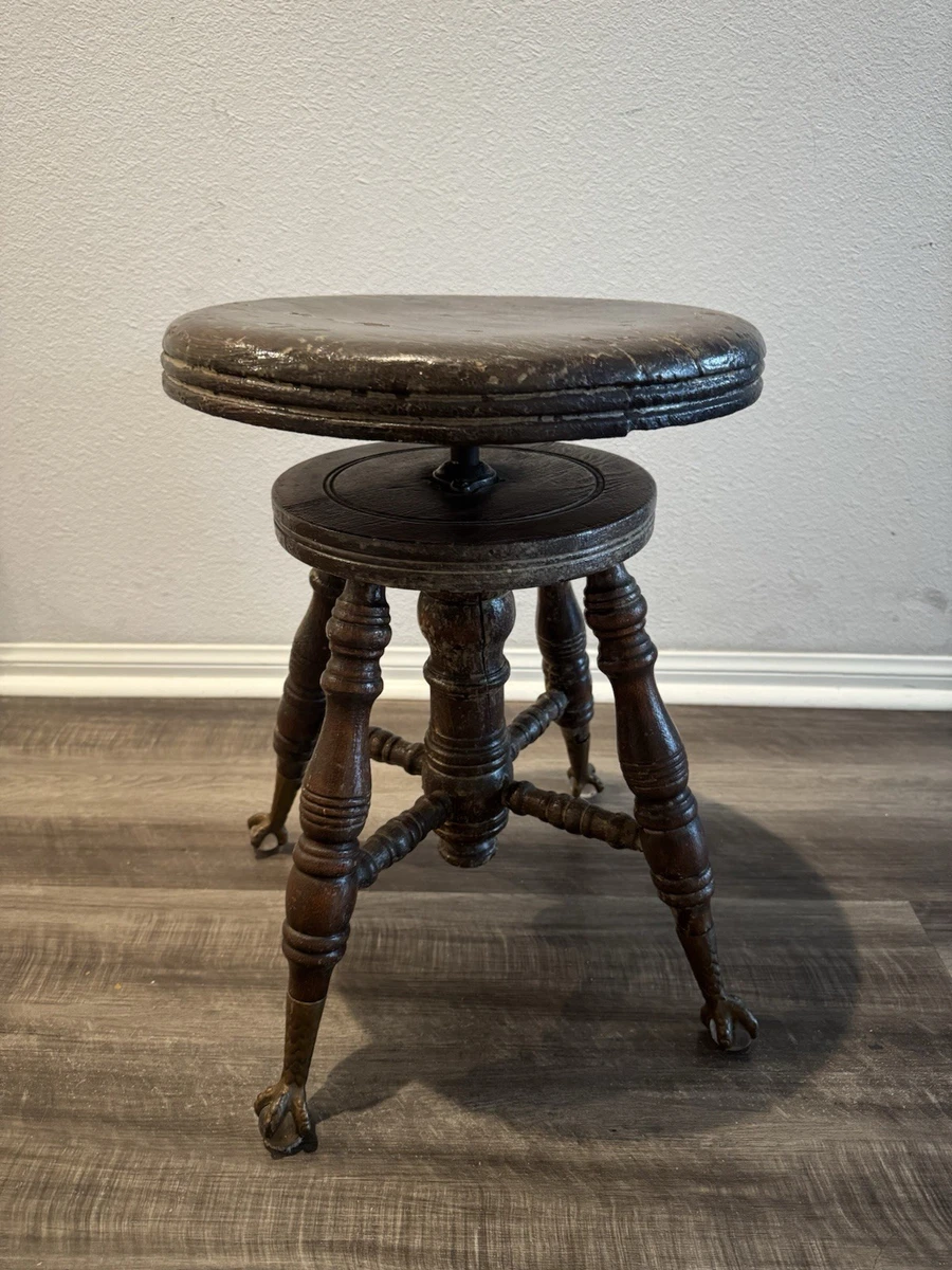 Parker Piano Stool In Antique Benches & Stools (1800-1899) for