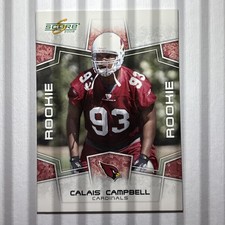 2008 Score Football Card #370 Calais Campbell RC Rookie. rookie card picture