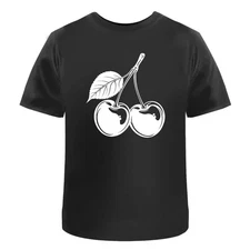 'Two Cherries' Unisex T-Shirt -  100% Cotton (S-XXL) (TA049819)