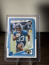 2025 Panini Donruss - Rated Rookie Bhayshul Tuten #333 (RC) - Jaguars