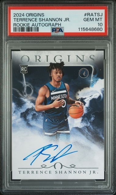 2024-25 Panini Origins Rookie Terrence Shannon Jr #RA-TSJ PSA 10 GEM MT Auto RC