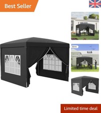 Versatile 3x3m Pop Up Tent with Removable Walls & Windows – Perfect for Weddings