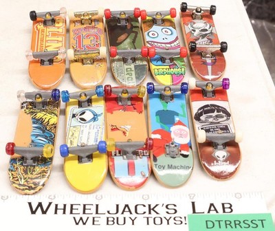 Lot of 10 Tech Deck Fingerboard 4'' Skateboards